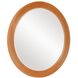 Virginia Glossy Orange Wall Mirror