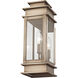 Princeton 1 Light 14 inch Vintage Pewter Outdoor Wall Lantern