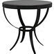 Byron 30 X 30 inch Matte Black Side Table