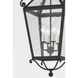 Santa Barbara County 4 Light 15 inch French Iron Outdoor Lantern