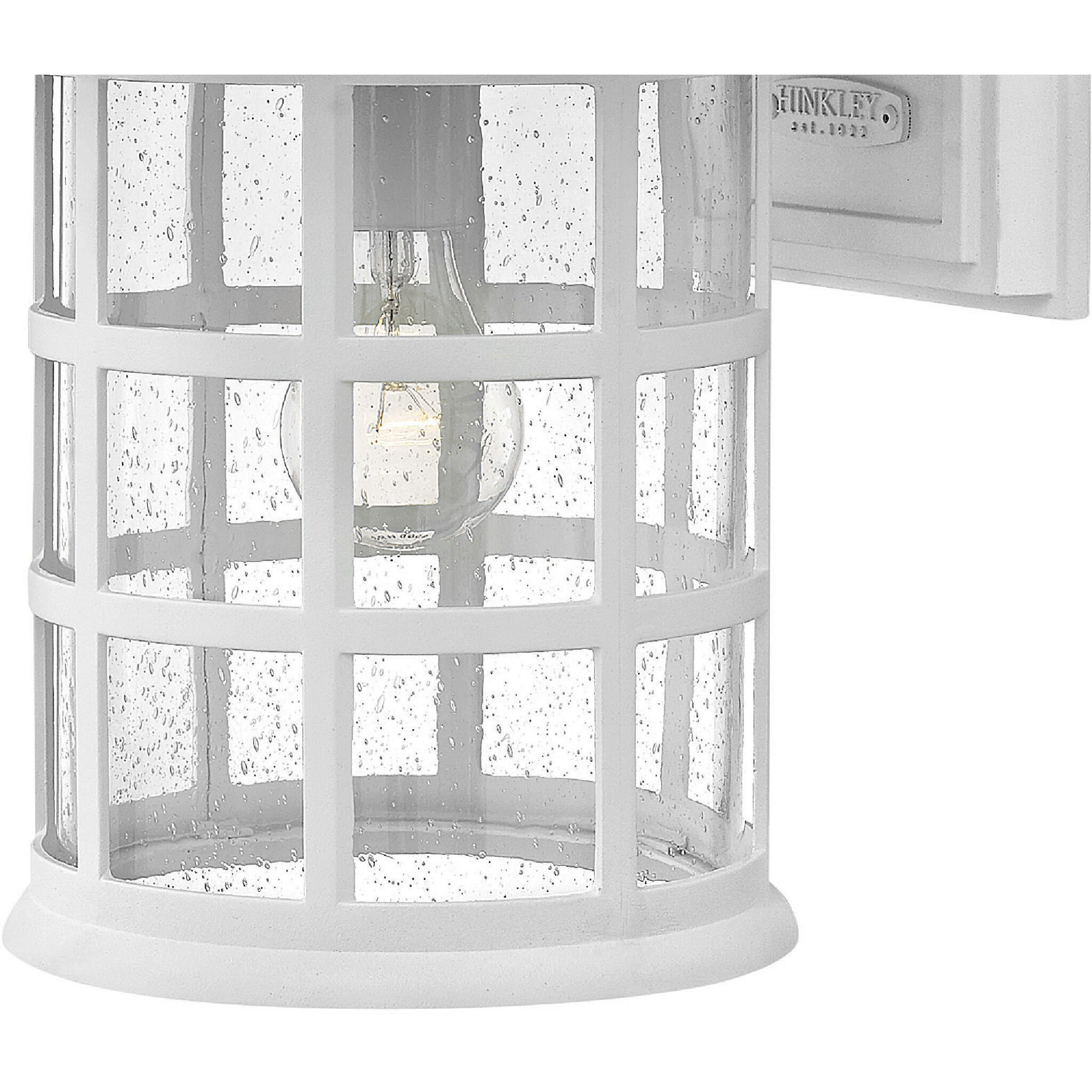 Freeport Coastal Elements Outdoor Wall Mount Lantern in Textured White