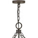 Open Air Sawyer 15 Light 46 inch Sequoia with Iron Rust Outdoor Hanging in Non-LED