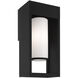 Bleecker 1 Light 17 inch Black Outdoor Wall Lantern