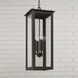 Hunt 4 Light 11 inch Oiled Bronze Outdoor Hanging Lantern