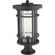 Jordan 1 Light 22.25 inch Black Outdoor Pier Mounted Fixture