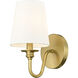 Gianna 1 Light 5.5 inch Modern Gold Wall Sconce Wall Light