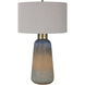 Western Sky 29 inch 150.00 watt Blue-Green with Indigo and Golden Rust Table Lamp Portable Light