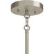 Madden 6 Light Brushed Nickel Chandelier Ceiling Light, 1 Tier Medium