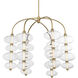 Bollavino LED 34 inch Legacy Brass Chandelier Ceiling Light