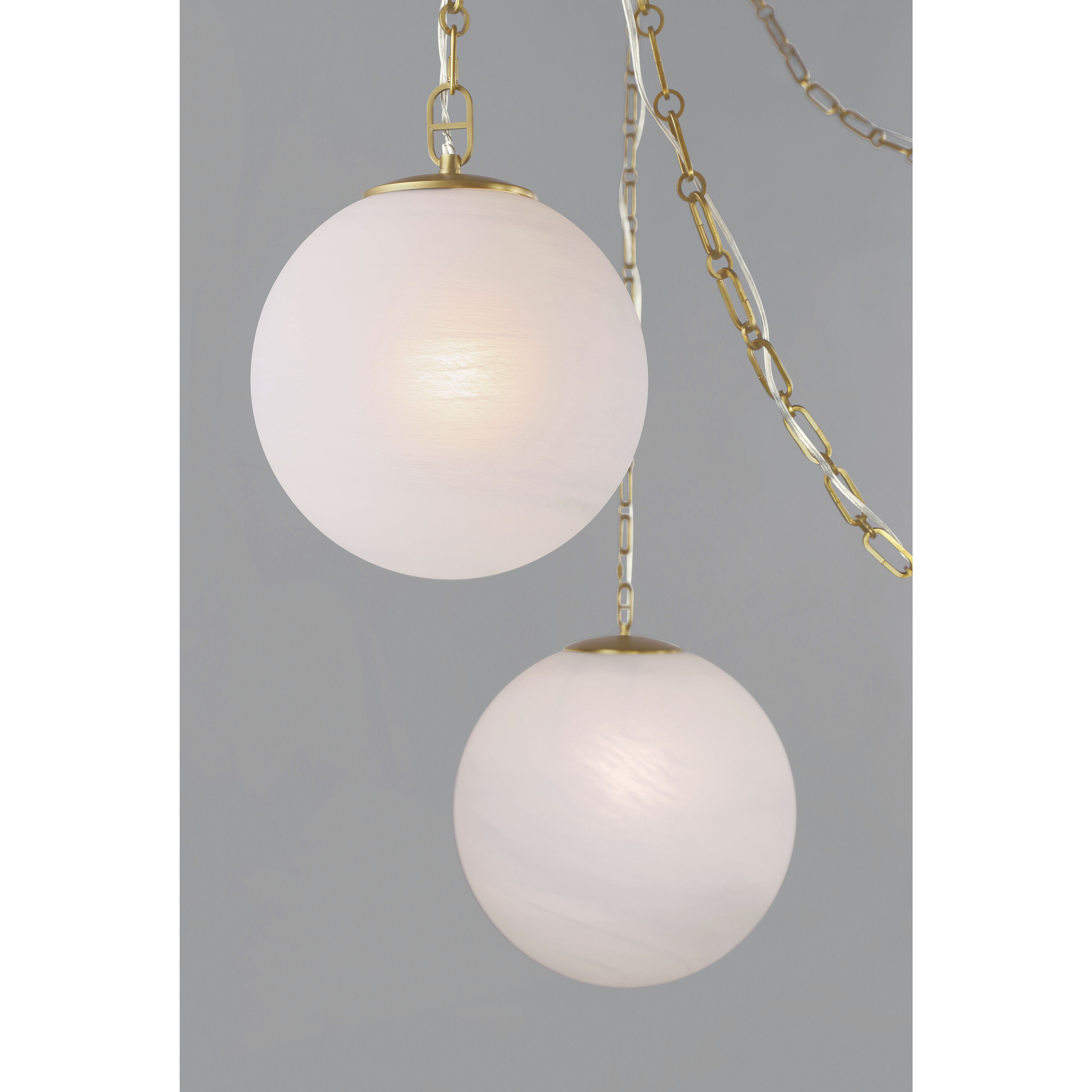 Marbelle 3 Light 80.25 inch Legacy Brass Pendant Ceiling Light
