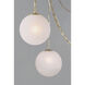 Marbelle 3 Light 80.25 inch Legacy Brass Pendant Ceiling Light