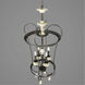 Bergamo 4 Light 18.75 inch Forged Bronze Foyer Pendant Ceiling Light, Design Series
