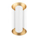 Banks 2 Light 7.5 inch Gold Leaf / White Wall Sconce Wall Light