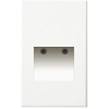 Sonic LED 5 inch White Exterior Wall/Step Light