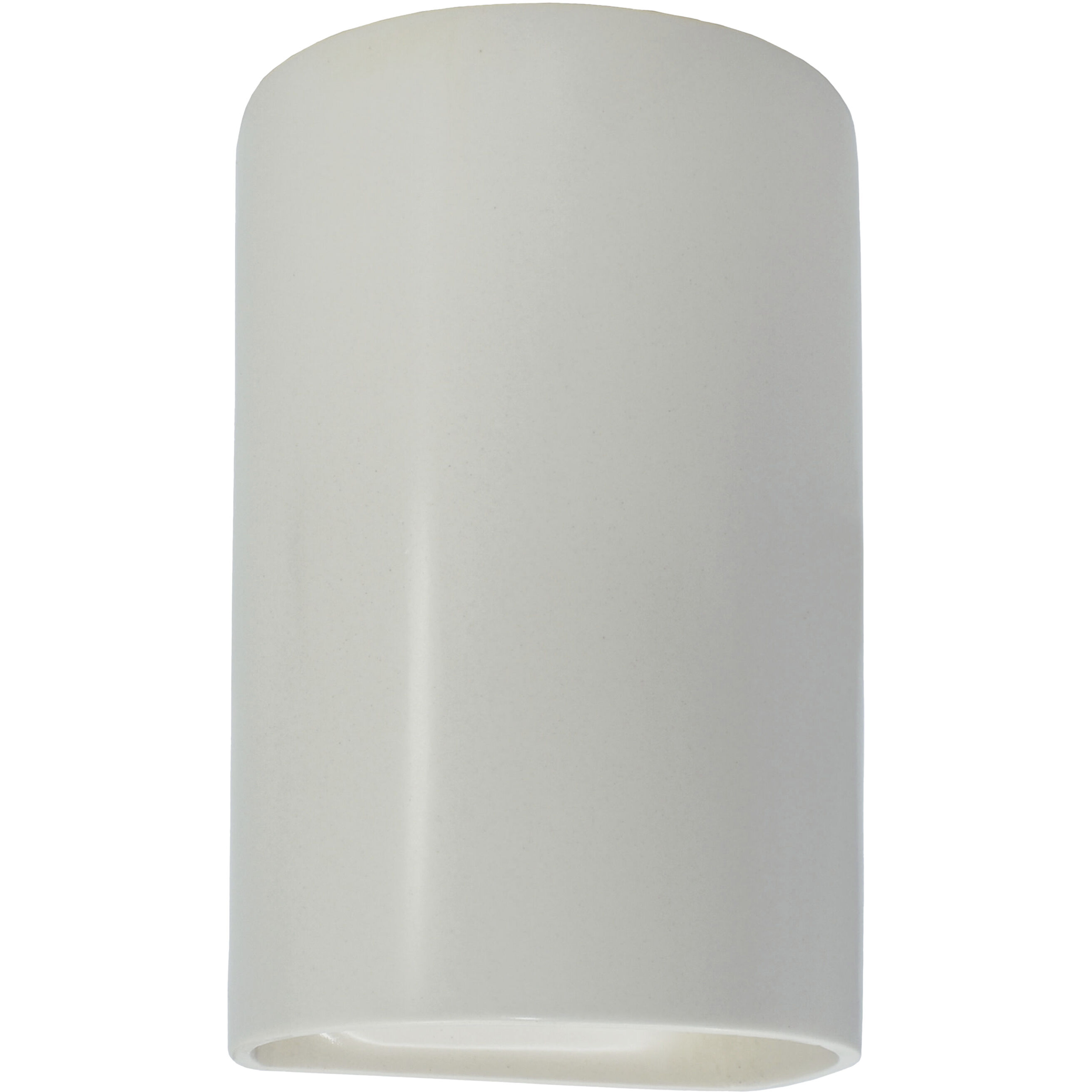 Ambiance Cylinder 1 Light 12.5 inch Matte White Outdoor Wall Sconce, Large