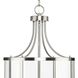 Gilliam 4 Light 15 inch Brushed Nickel Foyer Light Ceiling Light