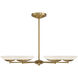 Solara LED 36 inch Legacy Brass Chandelier Ceiling Light