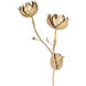 Lowcountry 2 Light Rose Gold Wall Sconce Wall Light
