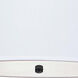 Drum 3 Light 20 inch Black Pendant Ceiling Light