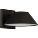 Solano LED 5 inch Black Outdoor Wall Sconce