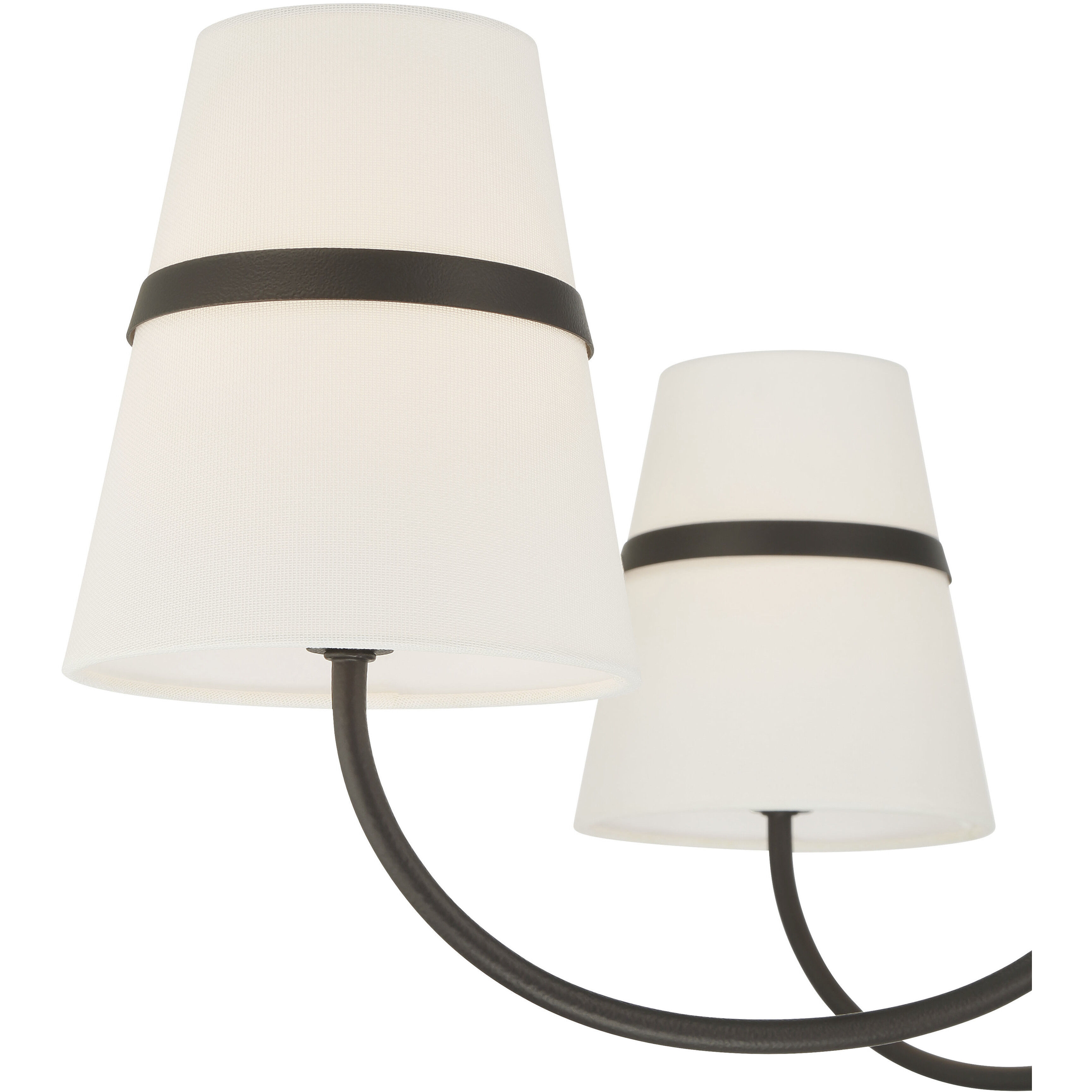 Althia 6 Light 43.75 inch Textured Dark Bronze Chandelier Ceiling Light