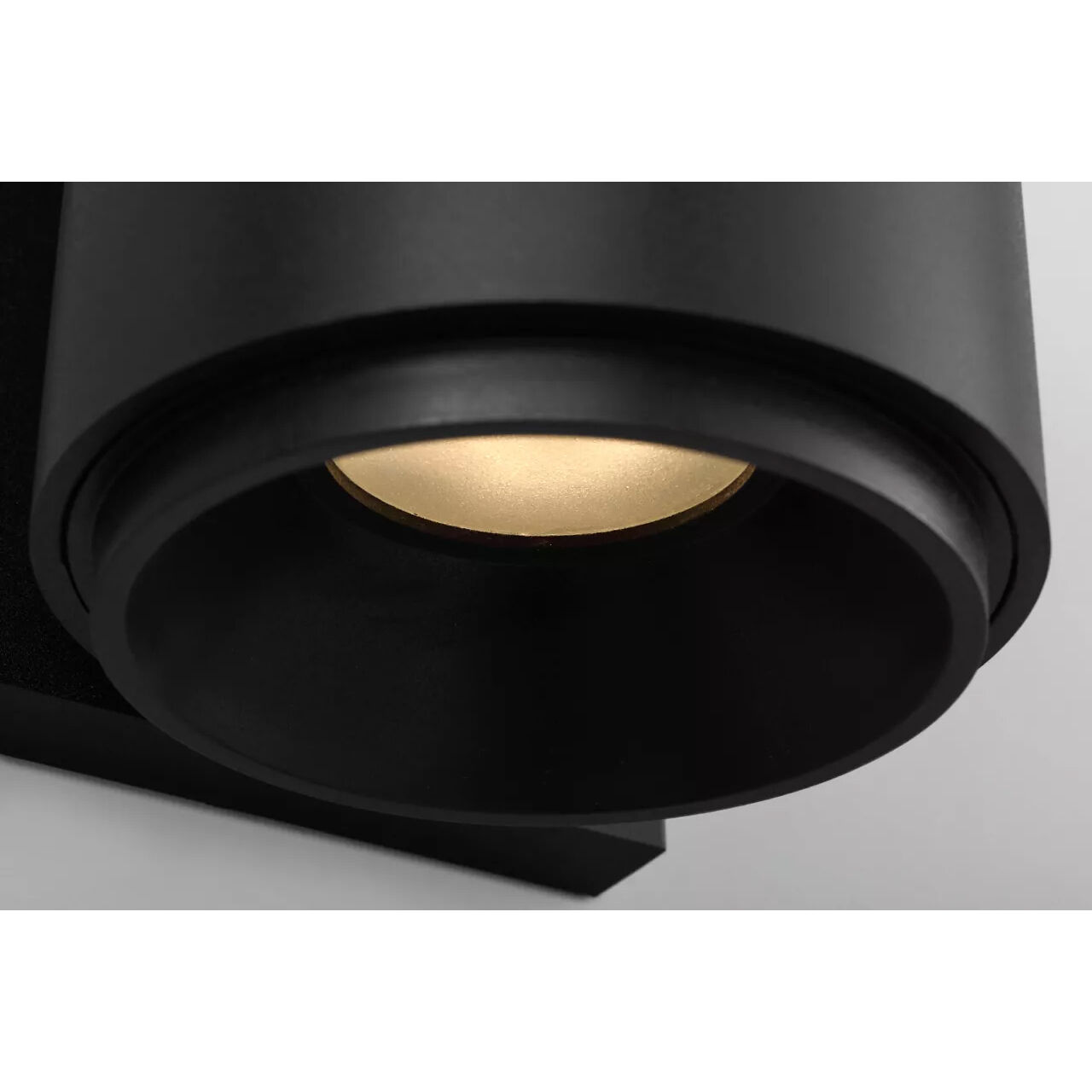 Huntwick LED 5 inch Textured Black Outdoor Wall Lantern