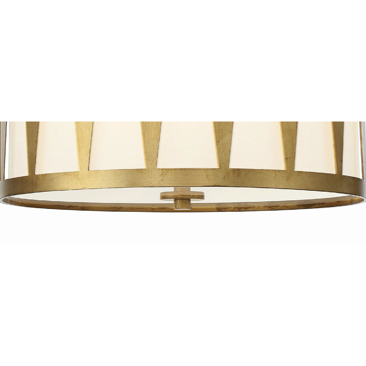Royston 4 Light 17 inch Antique Gold Pendant Ceiling Light in Antique Brass and Black