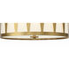 Royston 4 Light 17 inch Antique Gold Pendant Ceiling Light in Antique Brass and Black