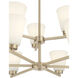 Strayhan 9 Light 28.5 inch Modern Gold Chandelier Ceiling Light