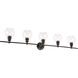 Syracuse 5 Light 47 inch Black Wall sconce Wall Light