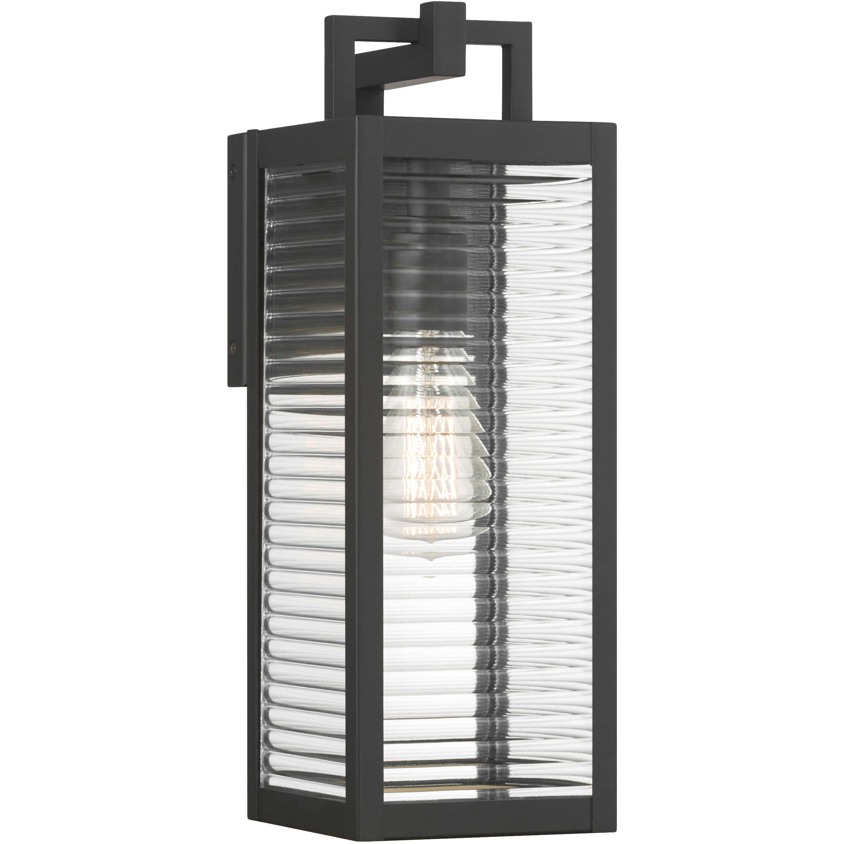 Edgewood 1 Light 16 inch Dark Matte Black Outdoor Wall Sconce