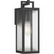 Edgewood 1 Light 16 inch Dark Matte Black Outdoor Wall Sconce