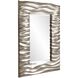Zenith 39 X 31 inch Silver Leaf Wall Mirror