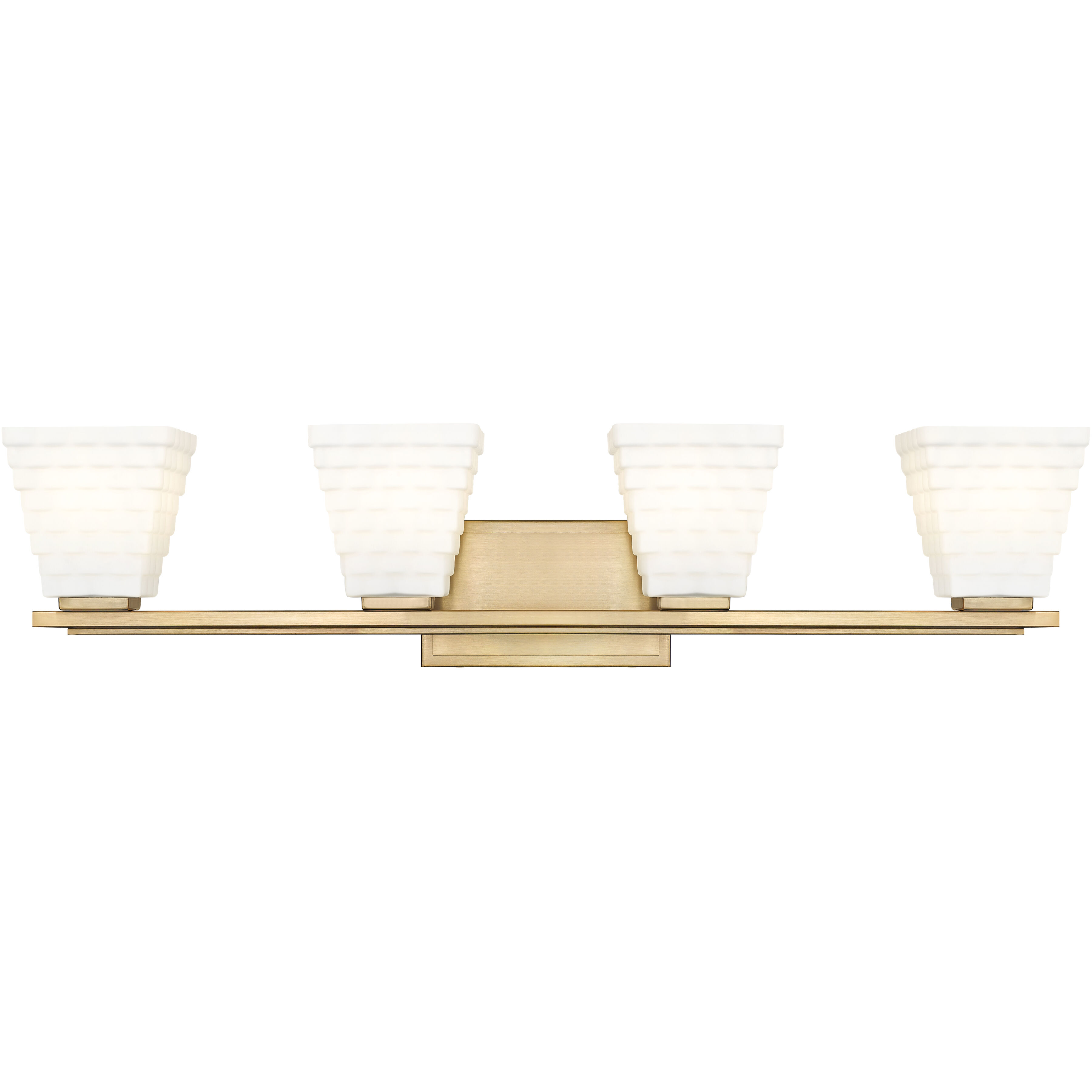 Annalise 4 Light 32 inch Modern Gold Vanity Wall Light