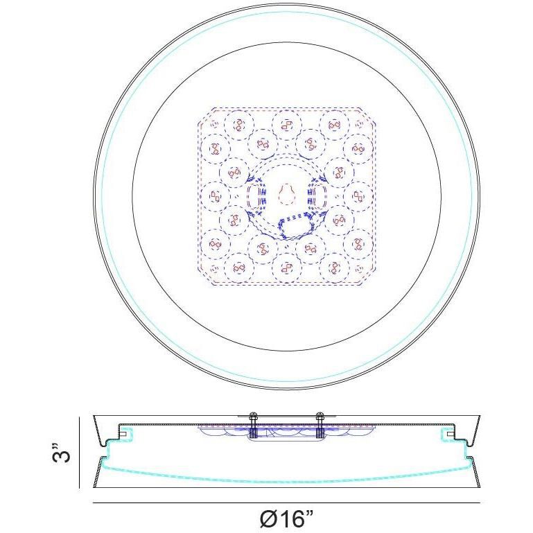 Greyson 1 Light 16.00 inch Flush Mount