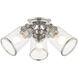 Lawrenceville 3 Light 16 inch Brushed Nickel Flush Mount Ceiling Light