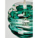 Sean Lavin Audra LED 5.3 inch Satin Nickel Pendant Ceiling Light in LED 90 CRI 3000K, Clear Glass