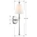 Riverdale Bath Sconce Wall Light in Polished Nickel