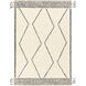 Zanafi Tassels 144 X 106 inch Beige Rug in 9 X 12, Rectangle