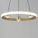 Nodes LED 18 inch Gold Ring Pendant Ceiling Light