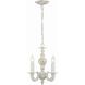 Paris Market 4 Light 13.5 inch Antique White Mini Chandelier Ceiling Light