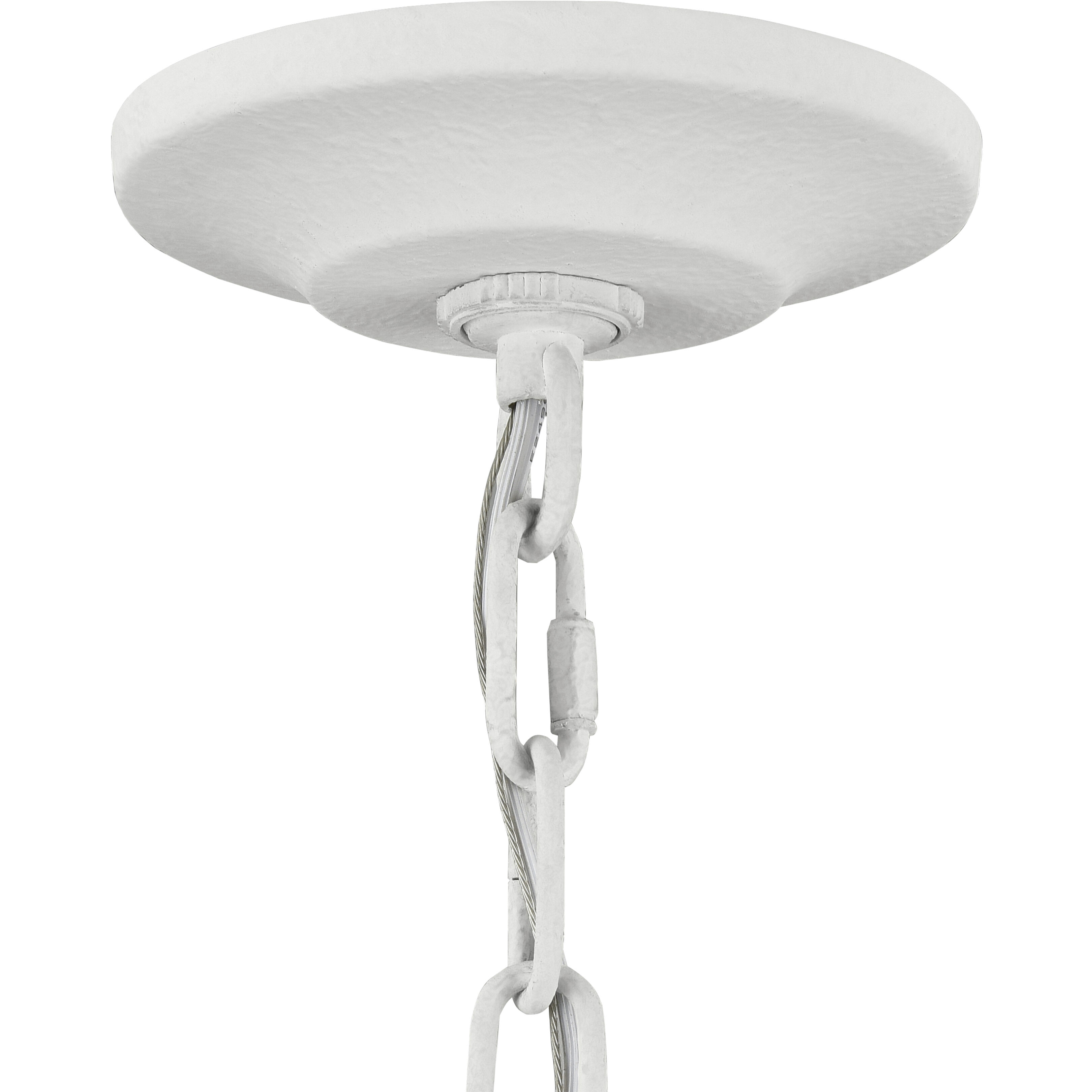 Breezeway 4 Light 17.75 inch White Coral with Natural Pendant Ceiling Light
