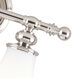 Weston 2 Light 16 inch Polished Nickel Bath and Vanity Wall Light