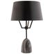 Hodgins 27.5 inch 150.00 watt Galaxy Marble and Bronze Lamp Portable Light