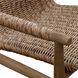 Sumba Twisted Golden Flax and Weathered Driftwood Outdoor Lounge Chair