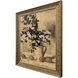 Flowers and Lemons Brown and Multi and Neutral and Yellow Framed Art