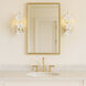 Petal Court 2 Light 11.5 inch French Gold Wall Sconce Wall Light