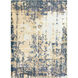 Hoboken 132 X 96 inch Bright Blue/Dark Blue/Dark Brown/Khaki/Ivory Rugs