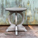 Maiva 26 X 24 inch Aged White Accent Table