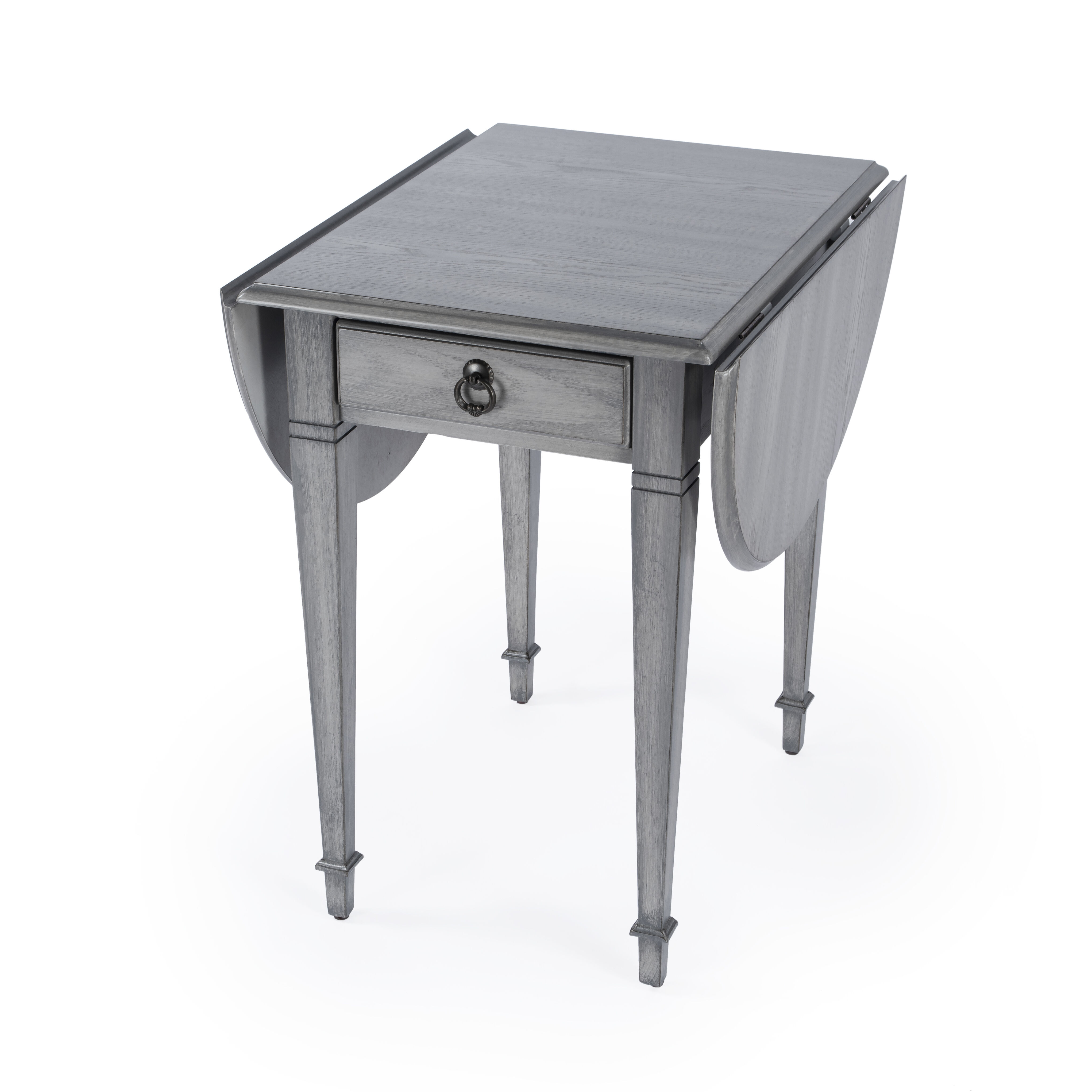Glenview Gary Pembroke Side Table in Gray